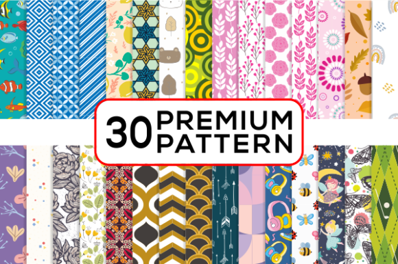 30 Pack Seamless Patterns: A Practical Resource for Everyday Creative Projects