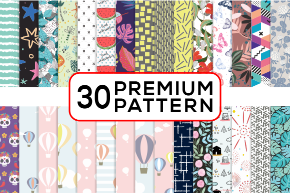 30 Premium Patterns for Every Creative Project