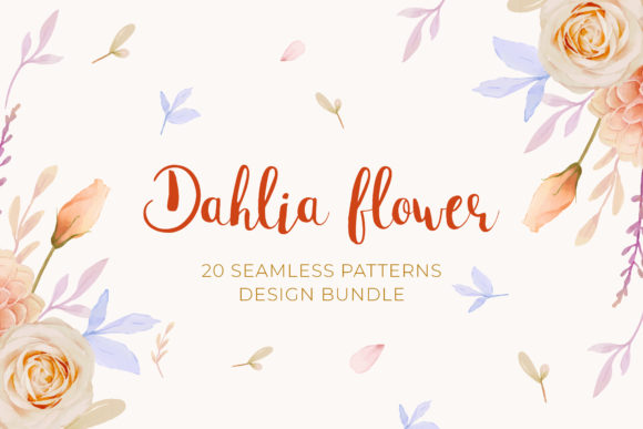 Dahlia Digital Paper Patterns: A Creative Toolkit
