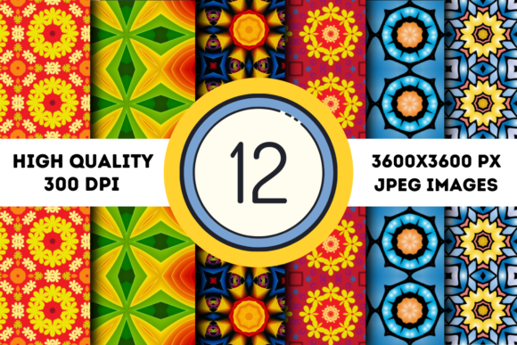 Digital Papers Colorful Patterns: A Versatile Tool for Creative and Professional Projects
