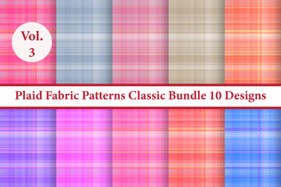 Plaid Fabric Patterns Classic Vol.3