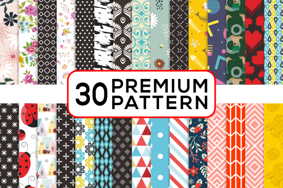 Premium Patterns Digital Paper for Creative Design