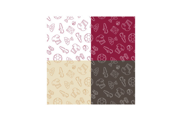The Strategic Value of Set of Seamless Patterns with Elements O for Modern Football-Inspired Design
