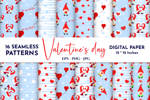 Valentine Digital Paper for Creative Projects