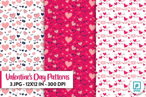 Valentine's Day Patterns 1 for Creative Projects