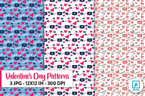 Valentine's Day Patterns 3: Three Designs for Endless Creative Projects